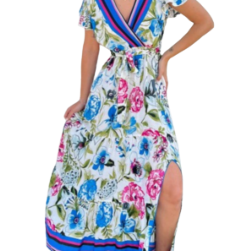 vestido azul, ¡Qué Guay! Guatemala, moda