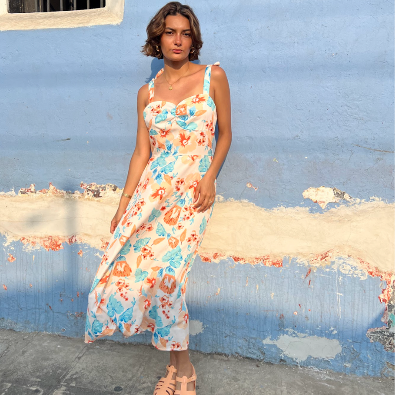 Vestido tirantes floreado ¡Qué Guay! Guatemala