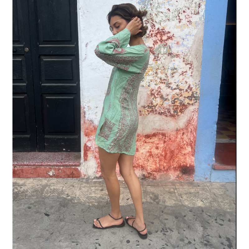 Camisero corto menta ¡Qué Guay! Guatemala