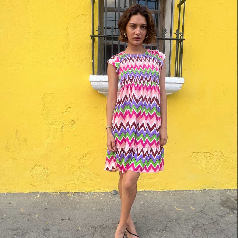 Vestido corto estampado ¡Qué Guay! Guatemala