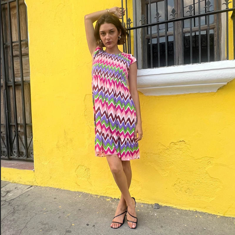 Vestido corto estampado ¡Qué Guay! Guatemala