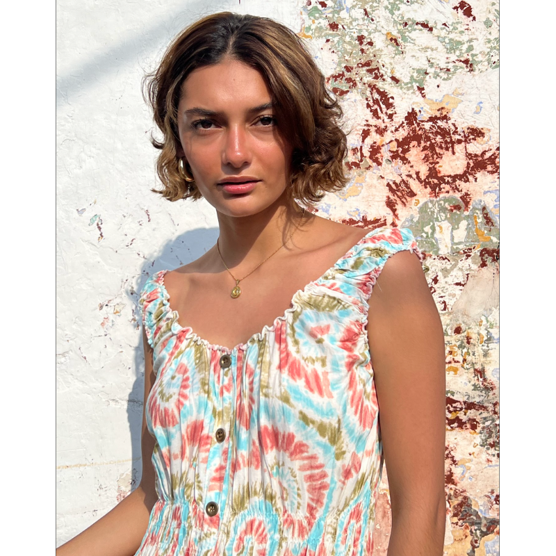 vestido largo sin mangas ¡Qué Guay! Guatemala